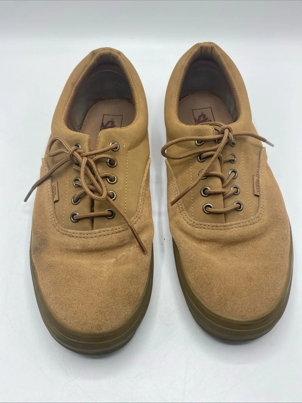 VANS Era Suede Buck Tobacco Brown Gum Men's 13 Casual Tennis Shoe Skater Sneaker